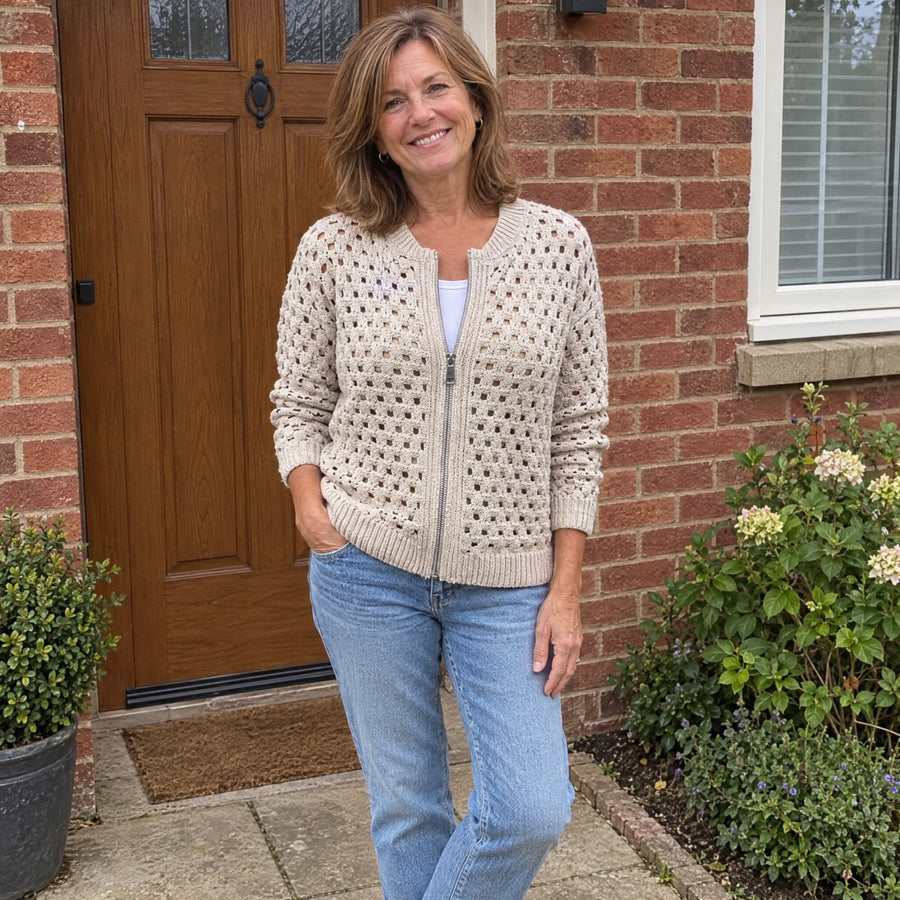 Harriet | Textured Knit Cardigan