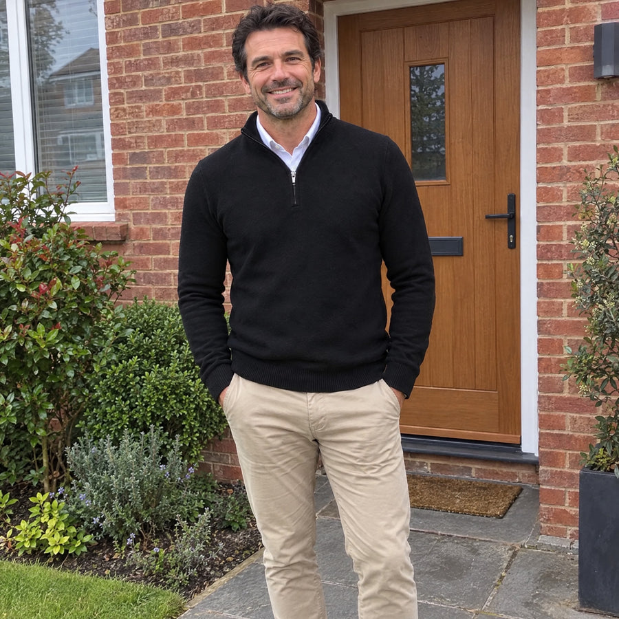 Kit | Half-Zip Neckline Sweater