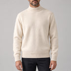 Alfie | Mock Neck Jumper with Ribbed Trims – ICP