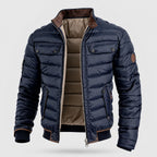 Arthur | Quilted Mid-Season Jacket – Marine