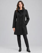 Beatrix | Classic Heritage Overcoat – Black