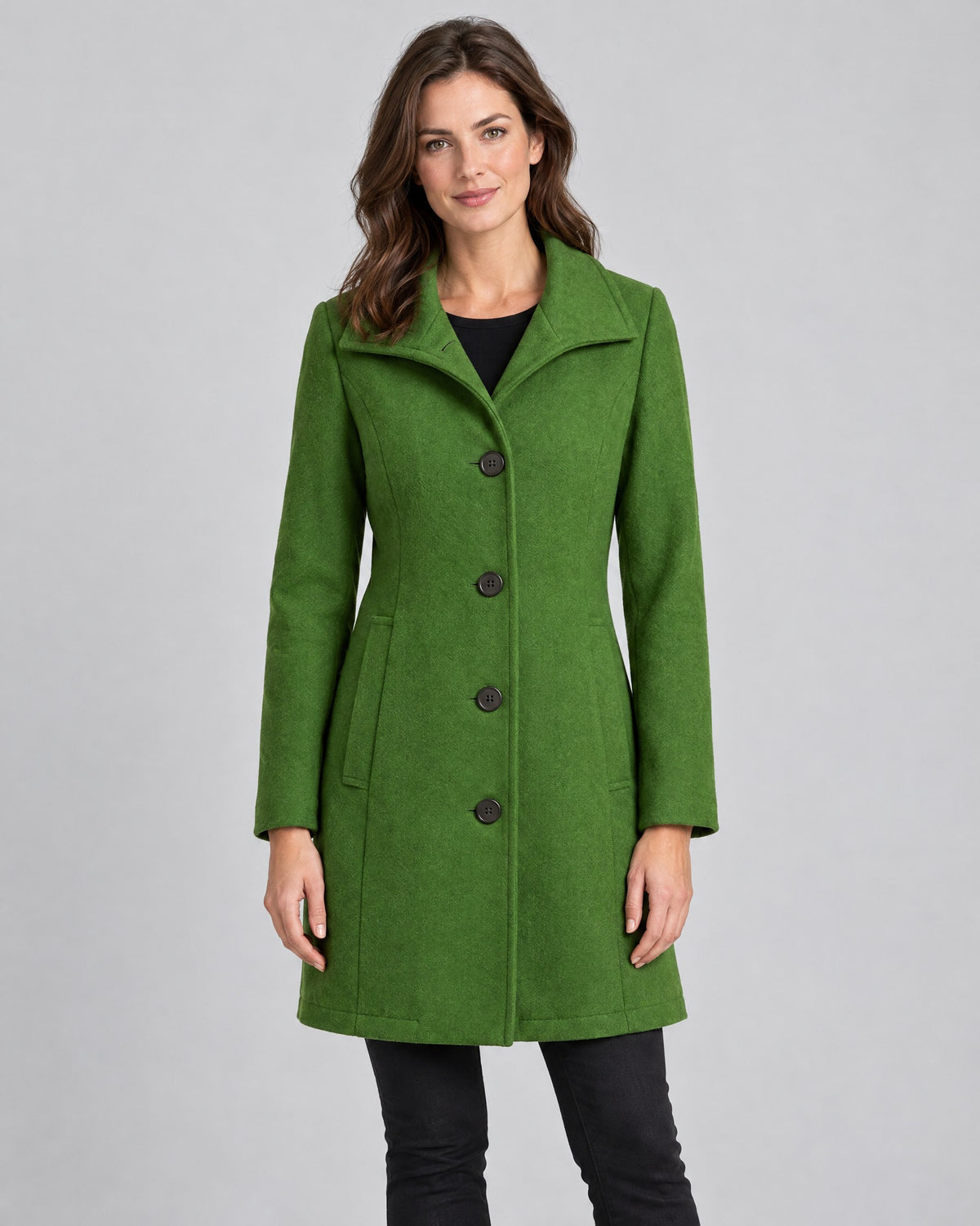 Beatrix | Classic Heritage Overcoat – Green