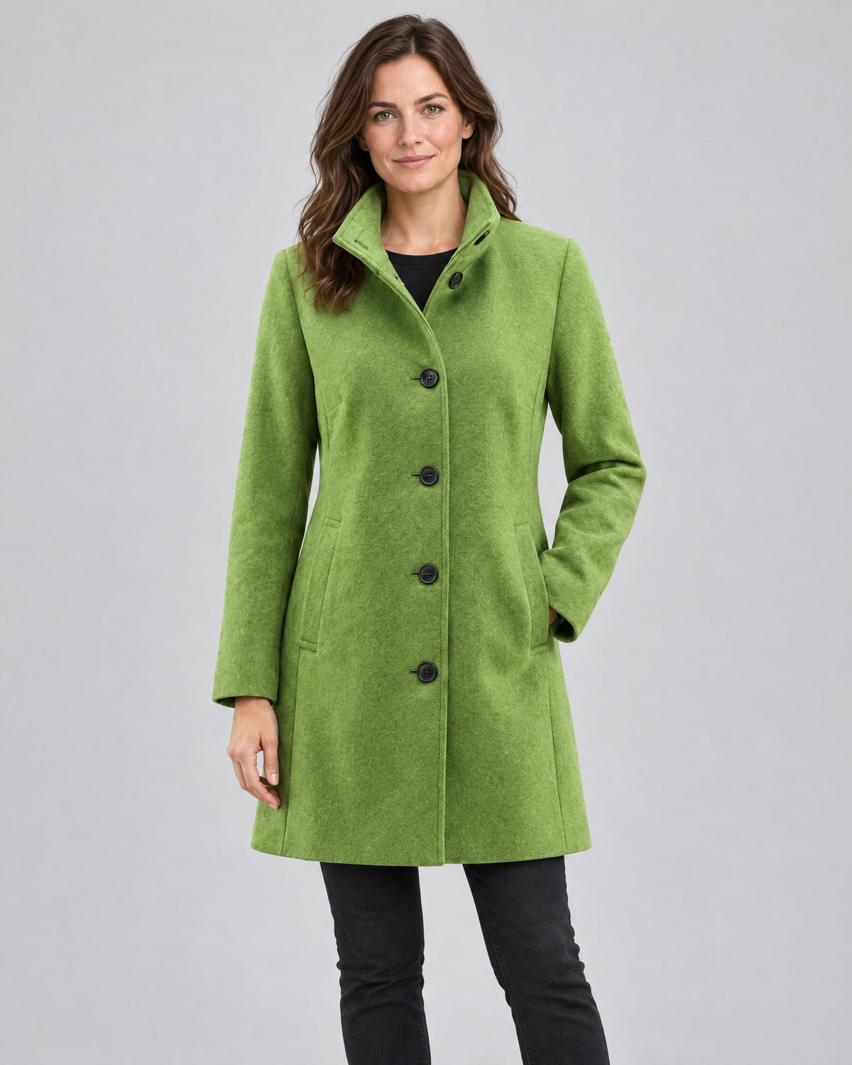 Beatrix | Classic Heritage Overcoat – Light Green