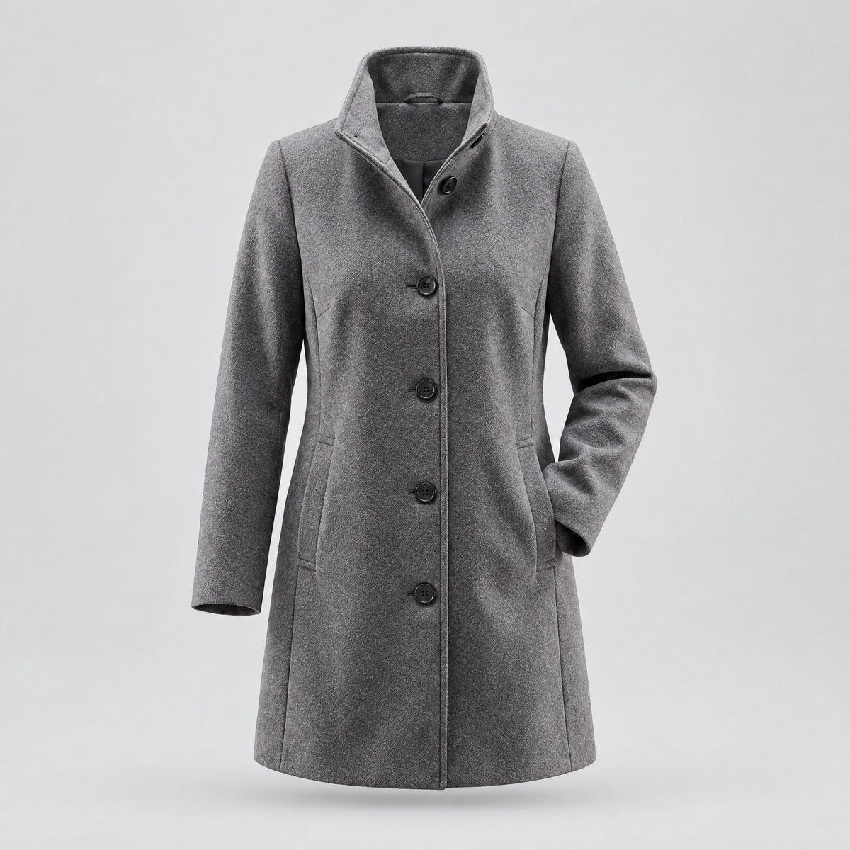 Beatrix | Classic Heritage Overcoat – Grey