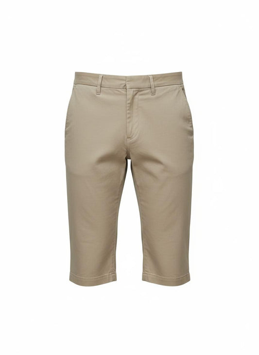 Beige Slim Short for Men