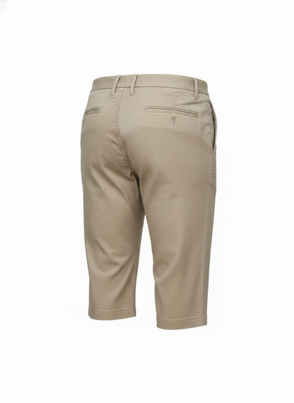 Beige Slim Short for Men