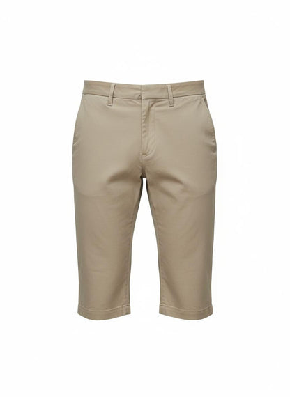 Beige Slim Short for Men