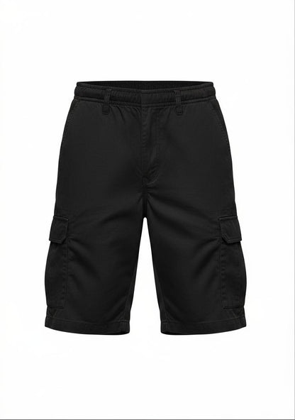 Black Cargo Short for Men