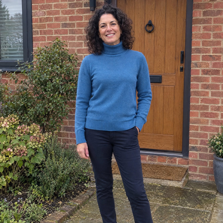 Clara | Fine Knit Turtleneck Jumper
