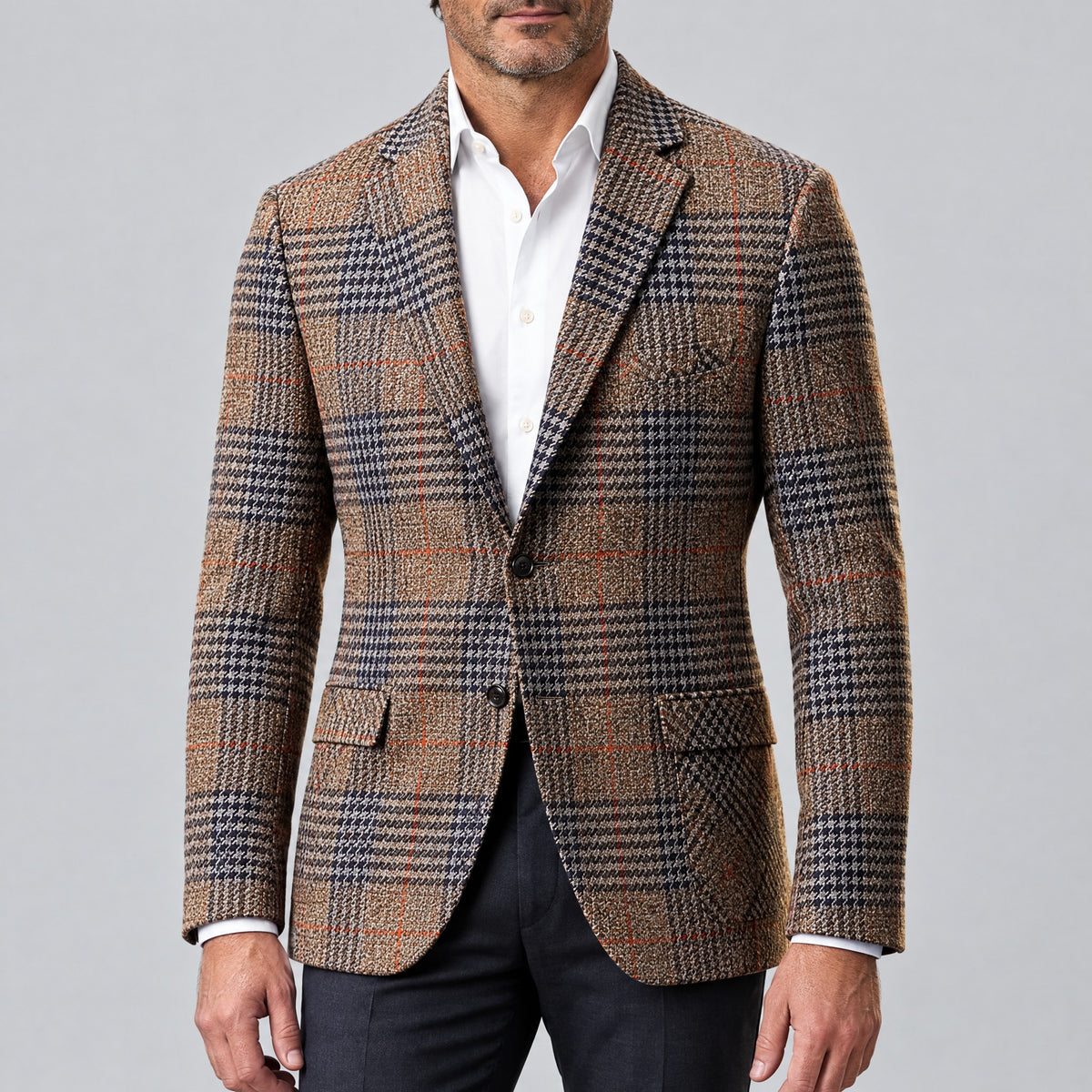 Barnaby | Houndstooth Two-Button Blazer – ICP