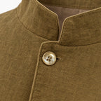 Percy | Stand Collar Five-Button Blazer – DETAIL