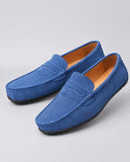 Felix | Slip-On Loafers – Aqua Blue