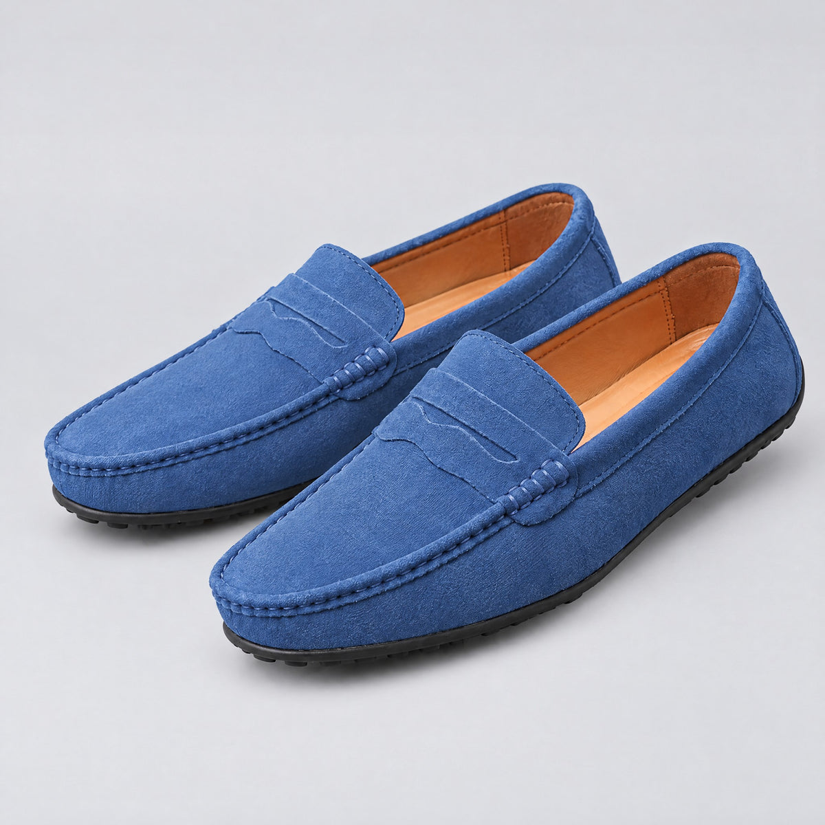 Felix | Slip-On Loafers – Aqua Blue