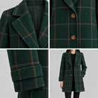 Florence | Checked Longline Coat – COLLAGE