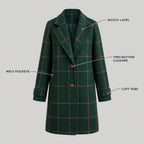 Florence | Checked Longline Coat – KEY