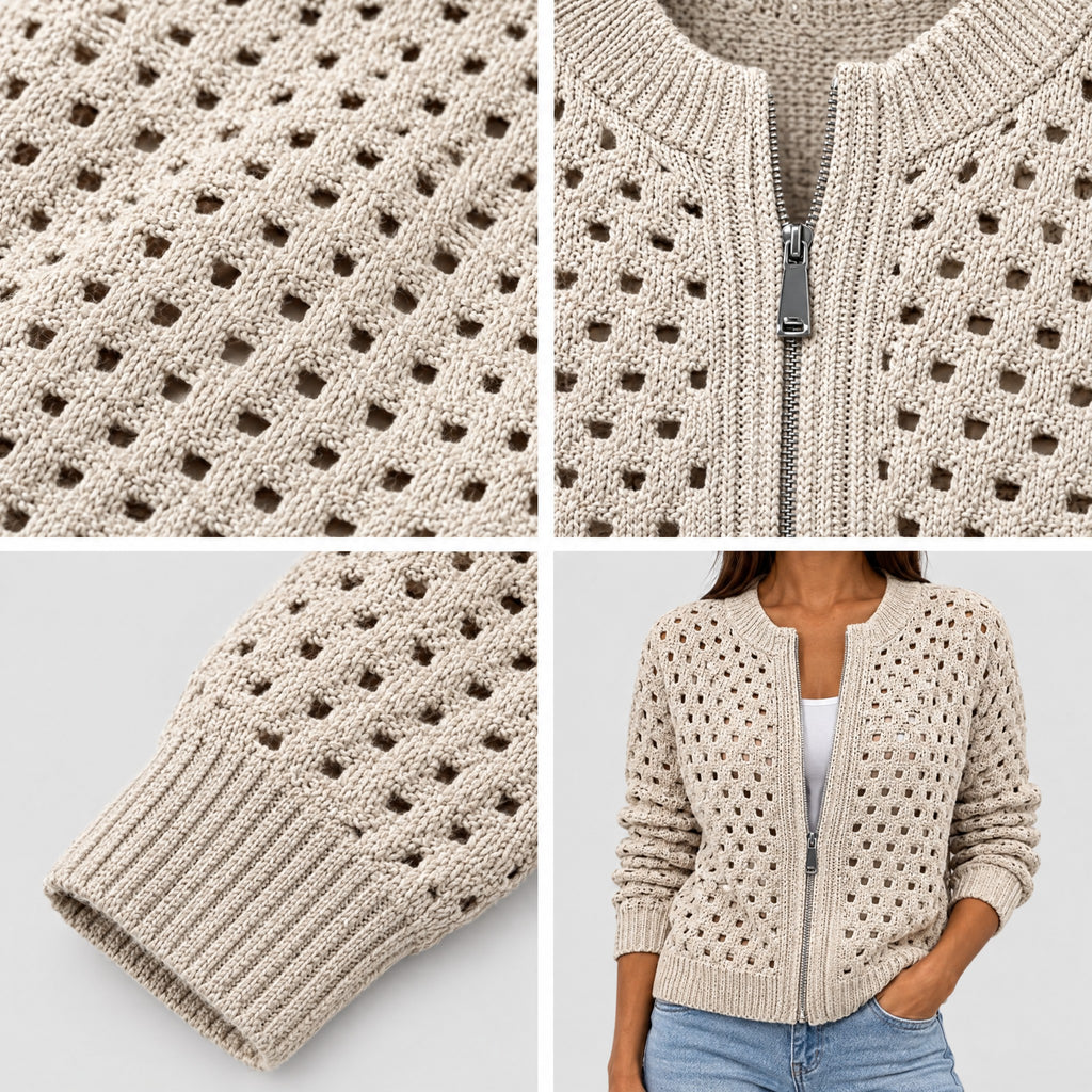 Harriet | Textured Knit Cardigan – COLLAGE