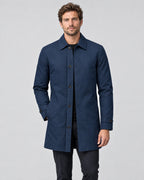 Oscar | Weather-Ready Insulated Coat – Navy Blue