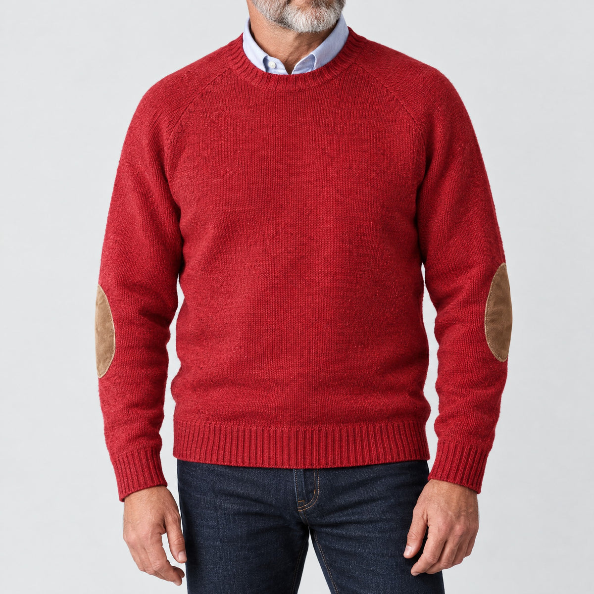Stanley | Elbow Patch Crew Neck Sweater – ICP