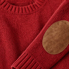 Stanley | Elbow Patch Crew Neck Sweater – DETAIL