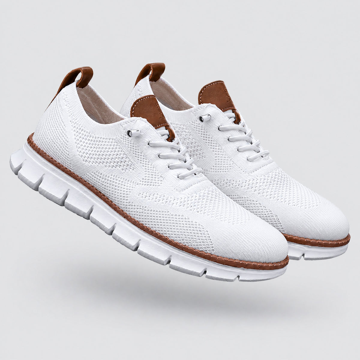 Walter | Wide-Toe Anti-Slip Walking Shoes – White