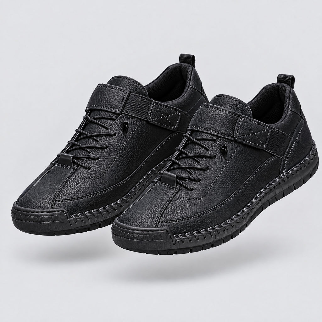 Mabel | Wide-Fit Slip-On Trainers – Black