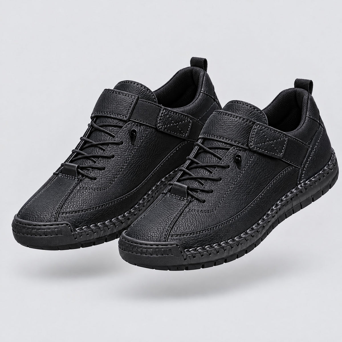 Mabel | Wide-Fit Slip-On Trainers – Black
