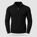 Kit | Half-Zip Neckline Sweater – Black