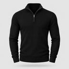 Kit | Half-Zip Neckline Sweater – Black