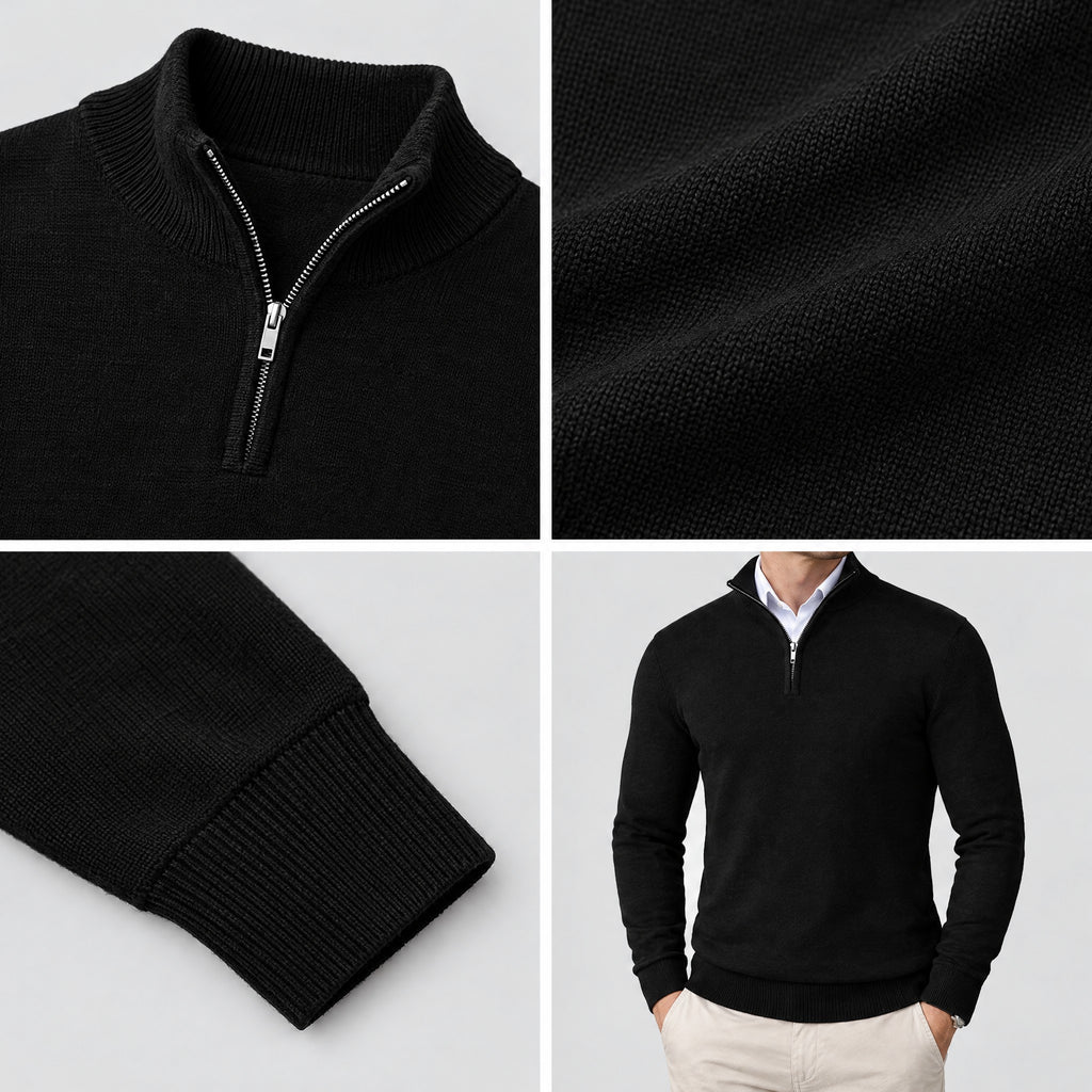 Kit | Half-Zip Neckline Sweater – COLLAGE