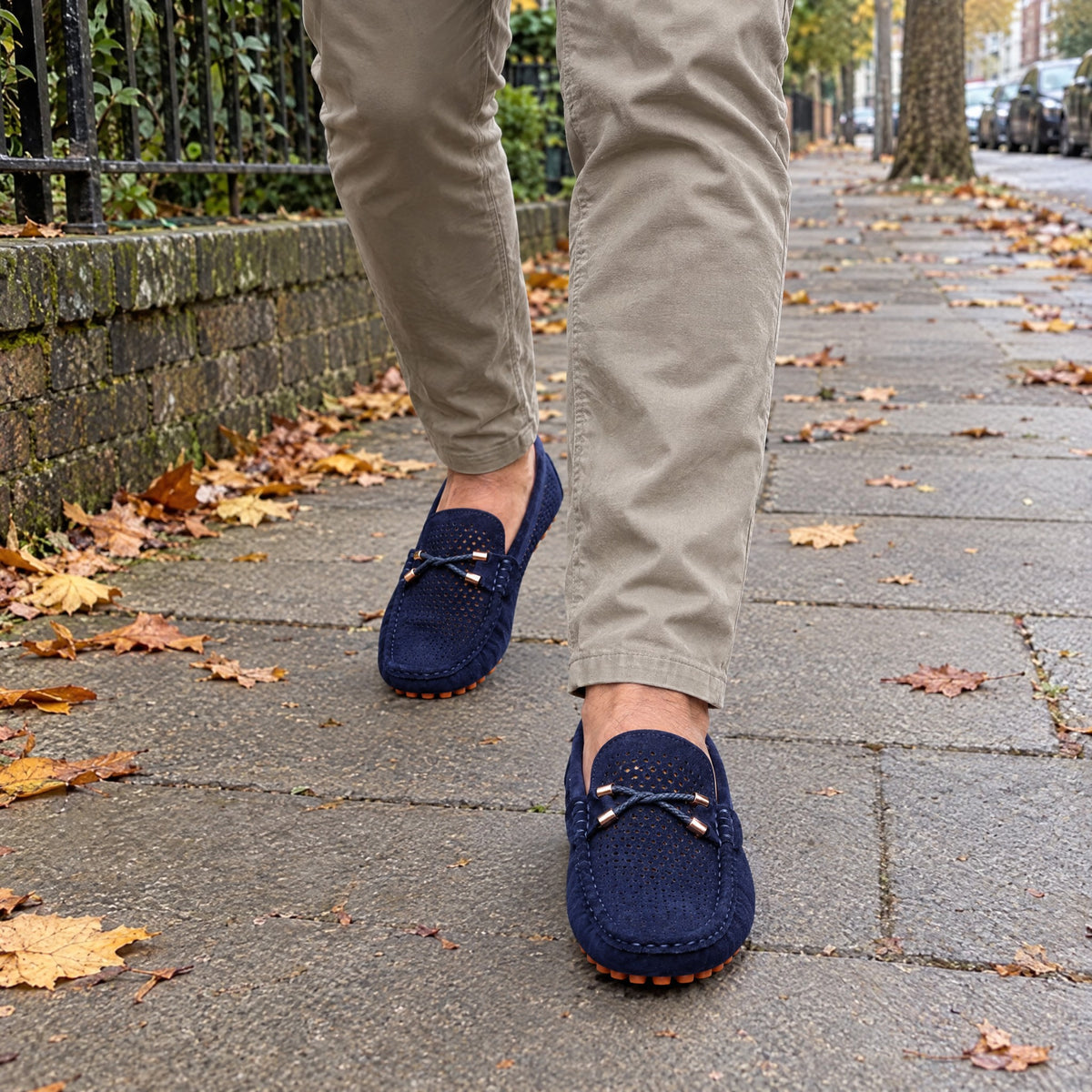 Lionel | Perforated Slip-On Loafers – UGC
