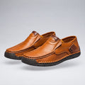 Louie | Slip-On Loafers With Elastic Goring – Light Brown