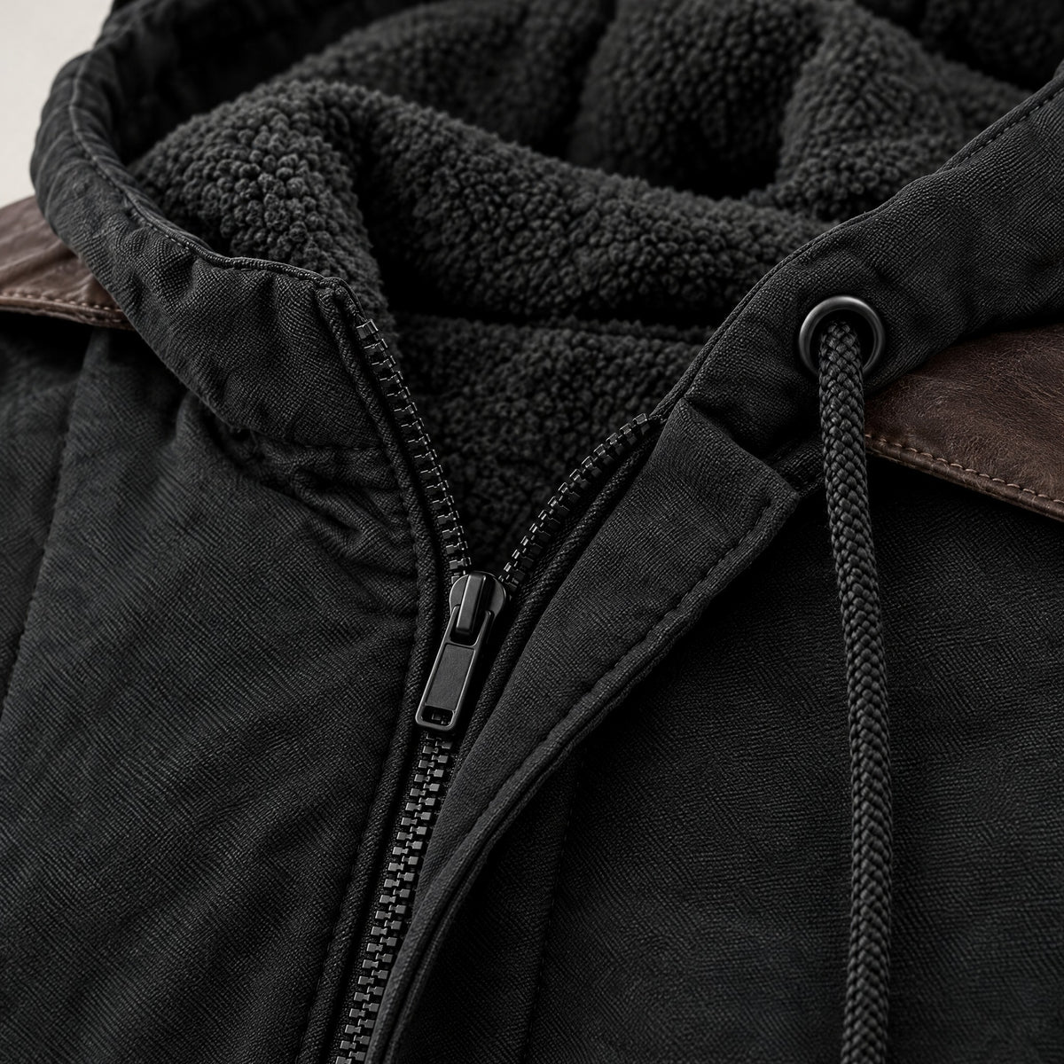 Jasper | Hooded Full-Zip Jacket – DETAIL