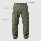 Ambrose | Slim Fit Zippered Pocket Trousers – KEY