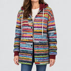 Georgiana | Plaid Hooded Mid-Length Coat – ICP
