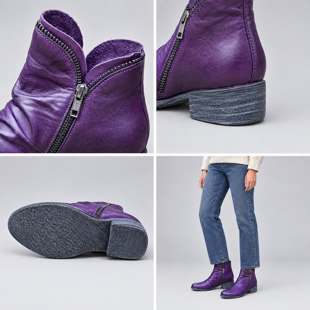 Henrietta | Gel Sole Balanced Heel Boots – COLLAGE