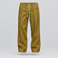 Quentin | Wide-Leg Drawstring Trousers – Khaki