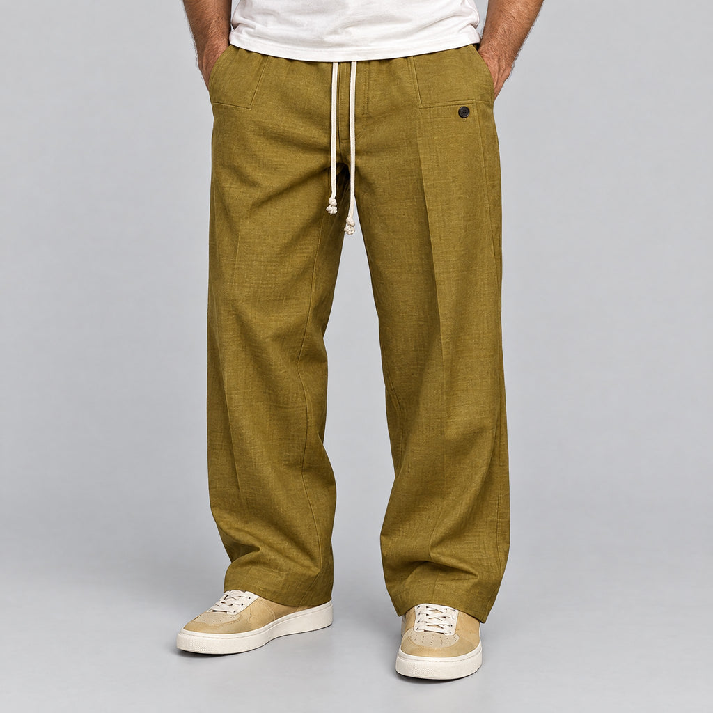Quentin | Wide-Leg Drawstring Trousers – ICP