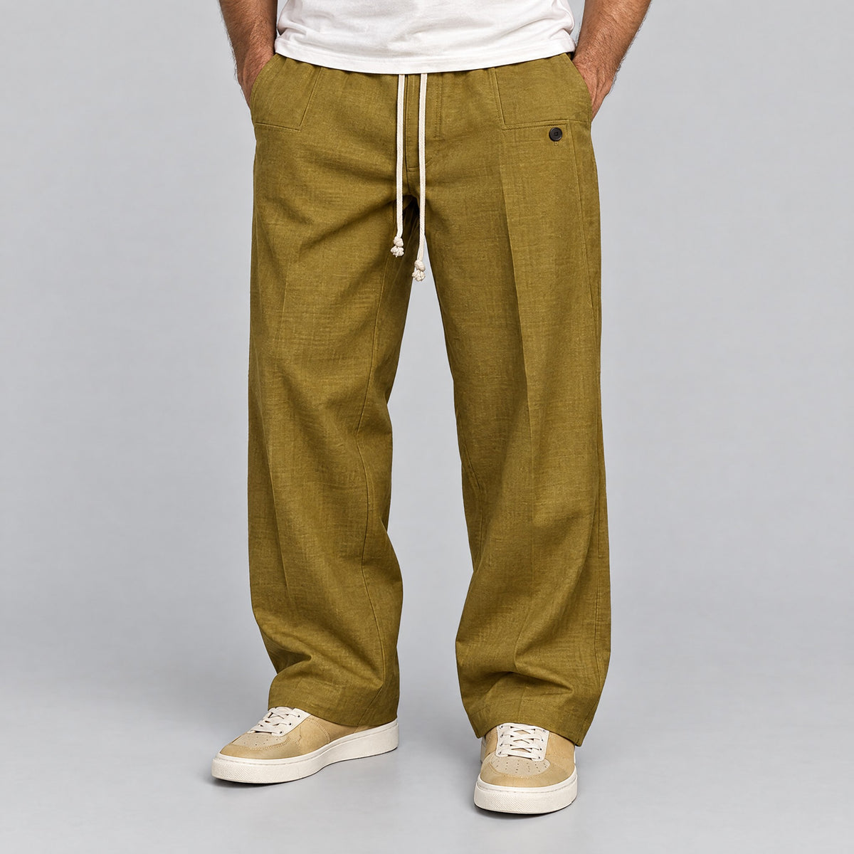 Quentin | Wide-Leg Drawstring Trousers – ICP