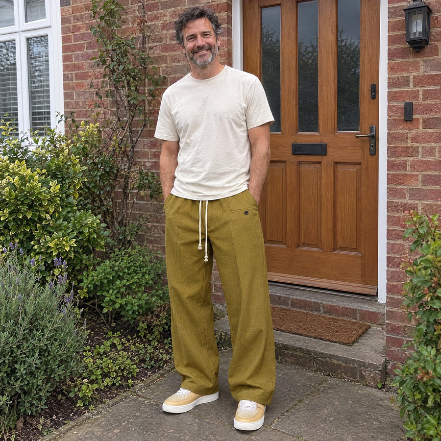 Quentin | Wide-Leg Drawstring Trousers