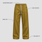 Quentin | Wide-Leg Drawstring Trousers – KEY