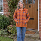 Dorothea | Retro Check Knit Cardigan – UGC