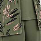 Rosalind | Three-Piece Cardigan, Top and Wide-Leg Trouser Set – DETAIL
