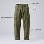 Rufus | Relaxed Straight-Leg Cargo Trousers – KEY