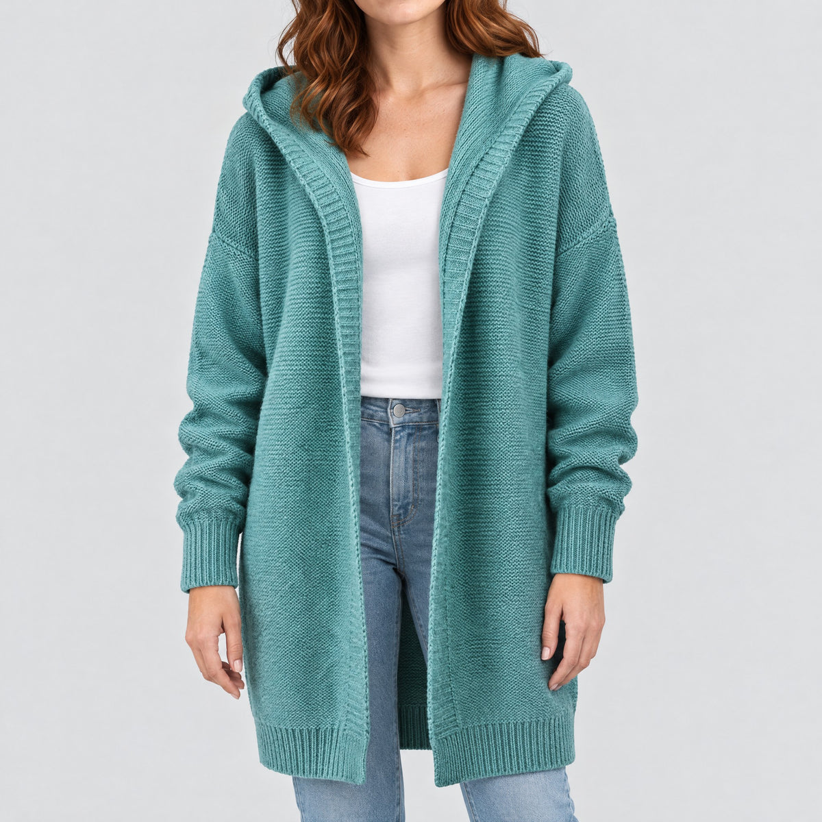 Tilly | Oversized Hooded Longline Cardigan – ICP