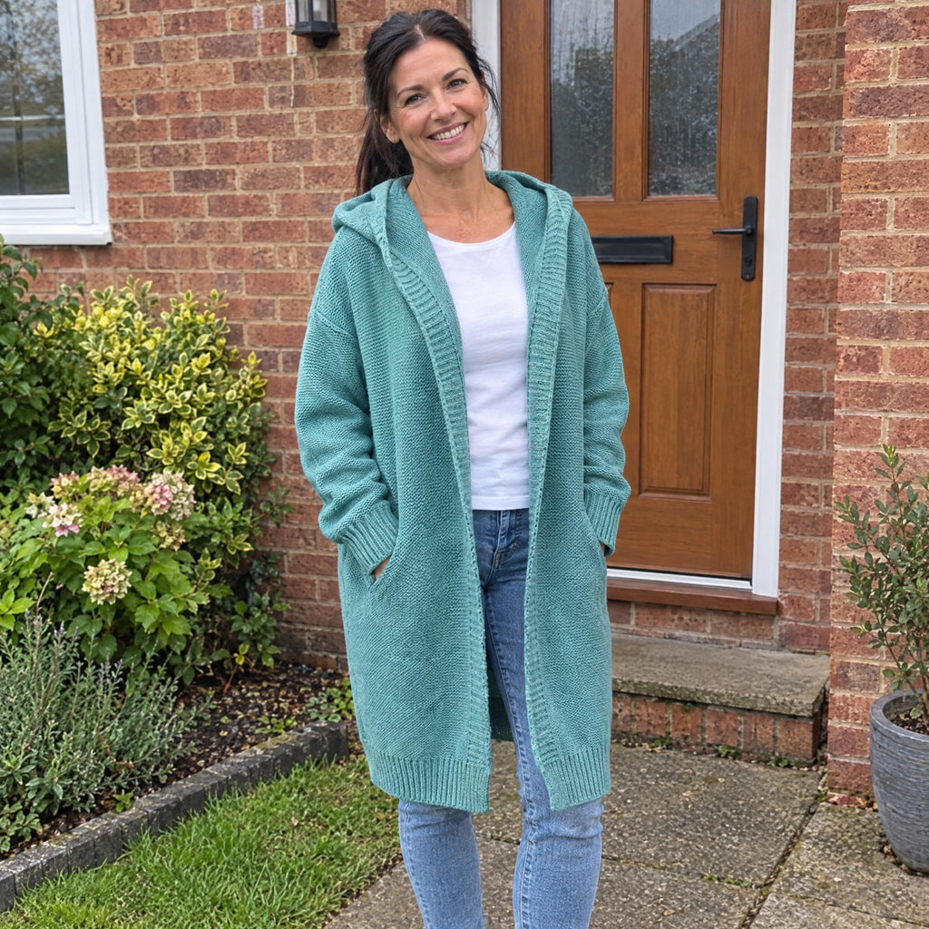 Tilly | Oversized Hooded Longline Cardigan – UGC