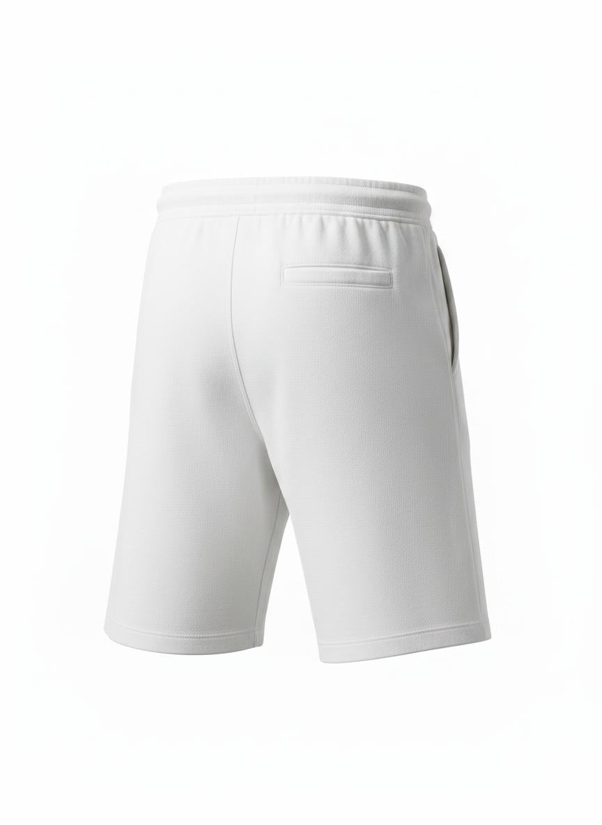 White Drawstring Short for Men